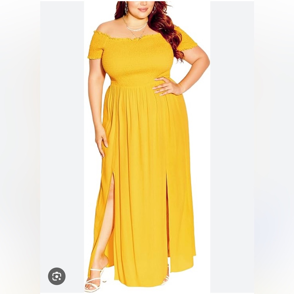 NWT City Chic Maxi Summer Passion Dress